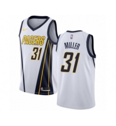 Women's Nike Indiana Pacers #31 Reggie Miller White Swingman Jersey - Earned Edition