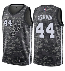 Men's Nike San Antonio Spurs #44 George Gervin Swingman Camo NBA Jersey - City Edition