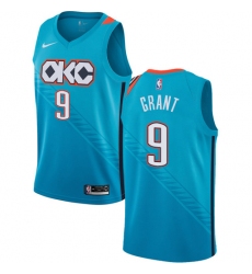 Youth Nike Oklahoma City Thunder #9 Jerami Grant Swingman Turquoise NBA Jersey - City Edition