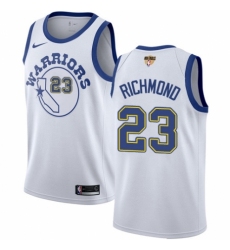 Youth Nike Golden State Warriors #23 Mitch Richmond Swingman White Hardwood Classics 2018 NBA Finals Bound NBA Jersey