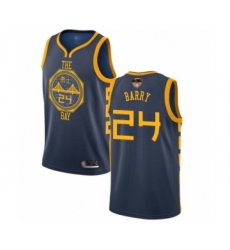 Women's Golden State Warriors #24 Rick Barry Swingman Navy Blue Basketball 2019 Basketball Finals Bound Jersey - City Edition