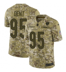 Youth Nike Chicago Bears #95 Richard Dent Limited Camo 2018 Salute to Service NFL Jersey