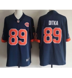 Men's Chicago Bears #89 Mike Ditka Navy 2026 Vapor Rivalries Collection Limited Stitched