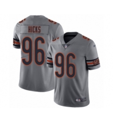 Youth Chicago Bears #99 Dan Hampton Limited Silver Inverted Legend Football Jersey