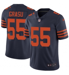 Youth Nike Chicago Bears #55 Hroniss Grasu Navy Blue Alternate Vapor Untouchable Limited Player NFL Jersey