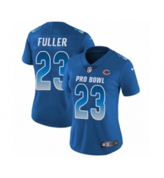 Women's Nike Chicago Bears #23 Kyle Fuller Limited Royal Blue NFC 2019 Pro Bowl NFL Jersey