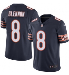 Youth Nike Chicago Bears #8 Mike Glennon Navy Blue Team Color Vapor Untouchable Limited Player NFL Jersey