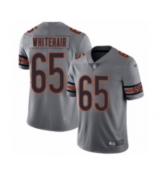 Men's Chicago Bears #65 Cody Whitehair Limited Silver Inverted Legend Football Jersey