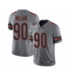 Men's Chicago Bears #90 Jonathan Bullard Limited Silver Inverted Legend Football Jersey