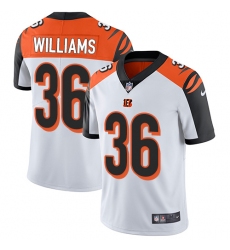 Youth Nike Cincinnati Bengals #36 Shawn Williams Elite White NFL Jersey