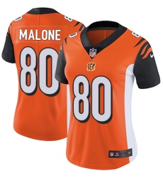 Women's Nike Cincinnati Bengals #80 Josh Malone Vapor Untouchable Limited Orange Alternate NFL Jersey