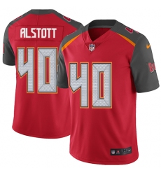 Men's Nike Tampa Bay Buccaneers #40 Mike Alstott Red Team Color Vapor Untouchable Limited Player NFL Jersey