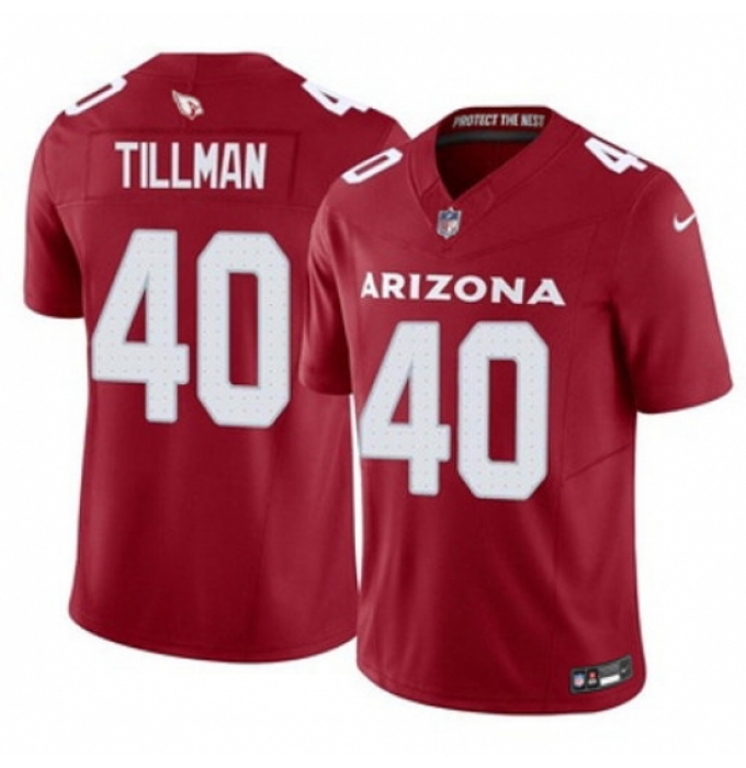 Men's Arizona Cardinals #40 Pat Tillman Red 2024 F U S E Vapor Untouchable Limited Stitched