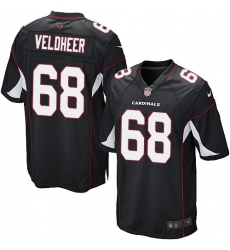 Men's Nike Arizona Cardinals #68 Jared Veldheer Game Black Alternate NFL Jersey