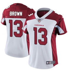 Women's Nike Arizona Cardinals #13 Jaron Brown White Vapor Untouchable Limited Player NFL Jersey
