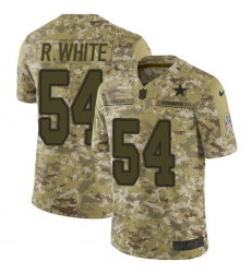 Men's Nike Dallas Cowboys #54 Randy White Limited Camo 2018 Salute to Service NFL Jersey