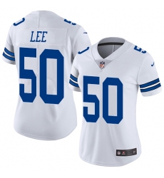 Women's Nike Dallas Cowboys #50 Sean Lee White Vapor Untouchable Limited Player NFL Jersey