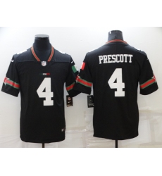 Men's Dallas Cowboys #4 Dak Prescott Black Mexico Limited Player Jersey
