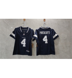 Women's Dallas Cowboys #4 Dak Prescott Navy 2023 F.U.S.E. Limited Football Stitched Jersey(Run Small)