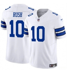 Men's Dallas Cowboys #10 Cooper Rush White 2023 F.U.S.E. Vapor Untouchable Limited Football Stitched Jerseys