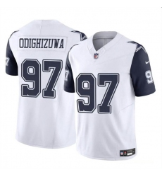 Men's Dallas Cowboys #97 Osa Odighizuwa White F.U.S.E Vapor Untouchable Limited Stitched Football Jersey