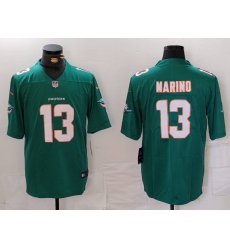 Men's Miami Dolphins #13 Dan Marino Green Vapor Untouchable Stitched Nike Limited Jersey