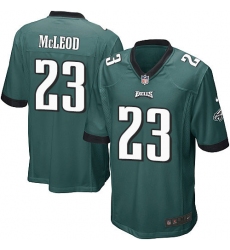 Men's Nike Philadelphia Eagles #23 Rodney McLeod Game Midnight Green Team Color NFL Jersey