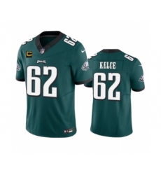 Men's Nike Philadelphia Eagles #62 Jason Kelce Green 2023 F.U.S.E. 4-Star C Vapor Untouchable Limited Football Stitched Jersey