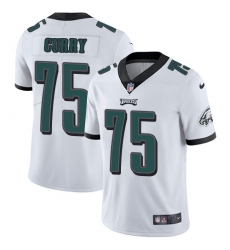 Men's Nike Philadelphia Eagles #75 Vinny Curry White Vapor Untouchable Limited Player NFL Jersey