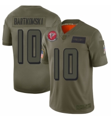 Youth Atlanta Falcons #10 Steve Bartkowski Limited Camo 2019 Salute to Service Football Jersey