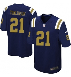 Men's Nike New York Jets #21 LaDainian Tomlinson Limited Navy Blue Alternate NFL Jersey