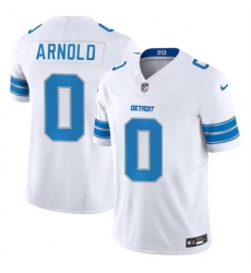 Men's Detroit Lions #0 Terrion Arnold White 2024 Draft F.U.S.E. Vapor Untouchable Limited Football Stitched Jersey