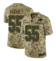Youth Nike Buffalo Bills #55 Jerry Hughes Limited Camo 2018 Salute to Service NFL Jersey