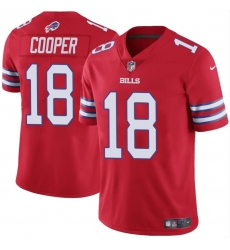 Men's Buffalo Bills #18 Amari Cooper Red 2024 Vapor Untouchable Limited Football Stitched Jersey