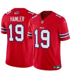 Men's Buffalo Bills #19 KJ Hamler Red 2024 F.U.S.E. Vapor Untouchable Limited Stitched Football Jersey