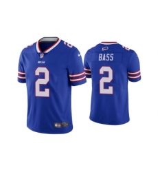 Men's Buffalo Bills #2 Tyler Bass Blue Vapor Untouchable Limited Stitched Jersey