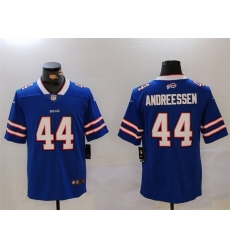 Men's Buffalo Bills #44 Joe Andreessen Blue Vapor Untouchable Limited Stitched Jersey