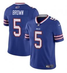 Men's Buffalo Bills #5 Anthony Brown Blue 2024 Vapor Untouchable Limited Football Stitched Jersey