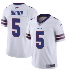 Men's Buffalo Bills #5 Anthony Brown White 2024 Vapor Untouchable Limited Football Stitched Jersey