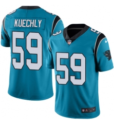 Youth Nike Carolina Panthers #59 Luke Kuechly Blue Alternate Vapor Untouchable Limited Player NFL Jersey