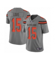 Youth Cleveland Browns #15 Ricardo Louis Limited Gray Inverted Legend Football Jersey