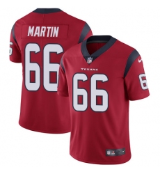 Youth Nike Houston Texans #66 Nick Martin Limited Red Alternate Vapor Untouchable NFL Jersey