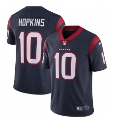 Men's Nike Houston Texans #10 DeAndre Hopkins Limited Navy Blue Team Color Vapor Untouchable NFL Jersey