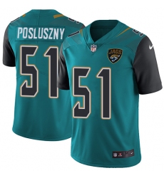 Men's Nike Jacksonville Jaguars #51 Paul Posluszny Teal Green Team Color Vapor Untouchable Limited Player NFL Jersey