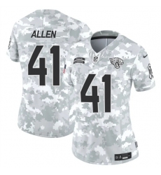 Women's Jacksonville Jaguars #41 Josh Hines-Allen 2024 F.U.S.E Arctic Camo Salute To Service Limited Stitched Football Jersey(Run Small)