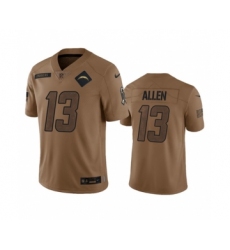 Men's Nike Los Angeles Chargers #13 Keenan Allen 2023 Brown Salute To Service Limited Football Stitched Jersey